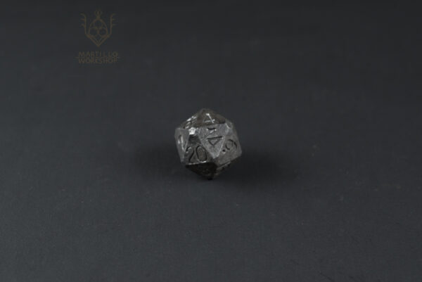 steel forged d20 for dnd