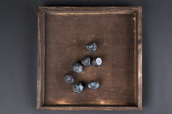 Hand Forged Steel Dice Set for DnD - Image 9