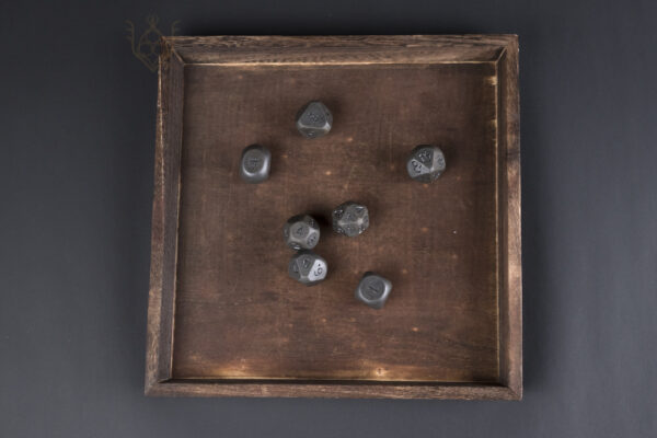 Hand Forged Steel Dice Set for DnD - Image 20