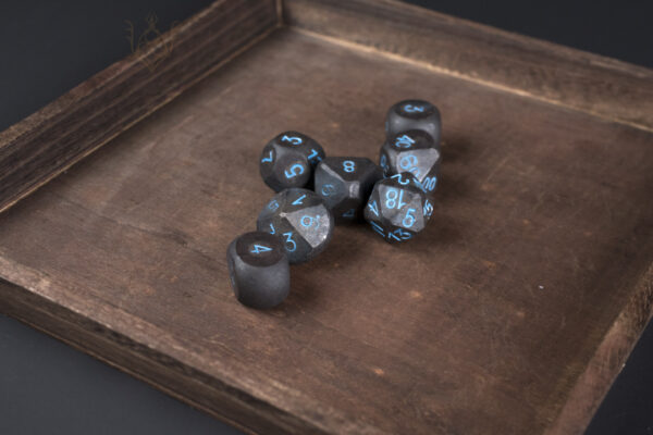 Hand Forged Steel Dice Set for DnD - Image 10