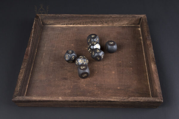 Hand Forged Steel Dice Set for DnD - Image 3