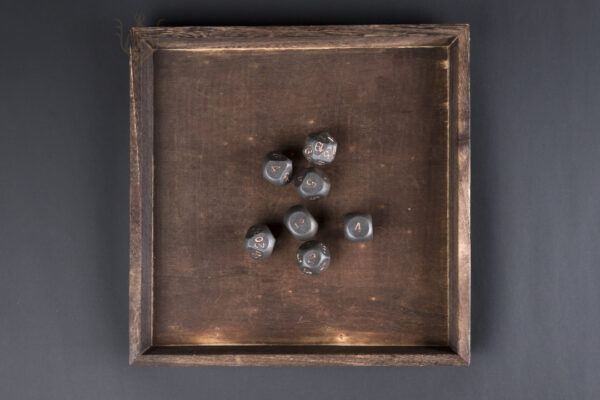 Hand Forged Steel Dice Set for DnD - Image 14