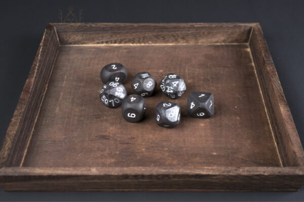 Hand Forged Steel Dice Set for DnD - Image 17