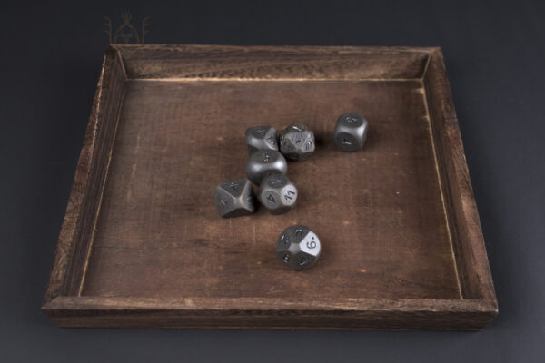 Hand Forged Steel Dice Set for DnD - Image 21