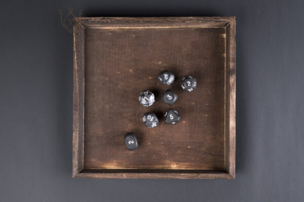 Hand Forged Steel Dice Set for DnD - Image 15