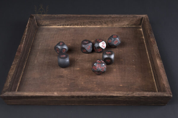 Hand Forged Steel Dice Set for DnD - Image 23
