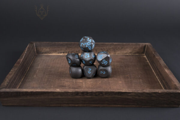 Hand Forged Steel Dice Set for DnD - Image 8